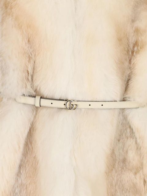 Gucci shearling belted gilet - Neutrals