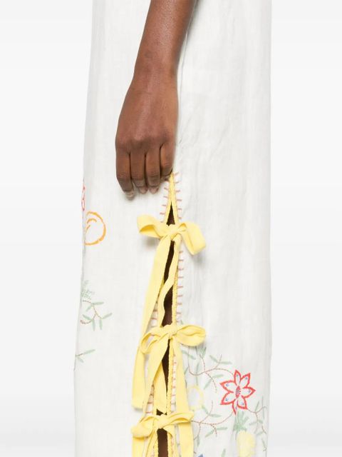 ALEMAIS Olivia maxi dress - Neutrals