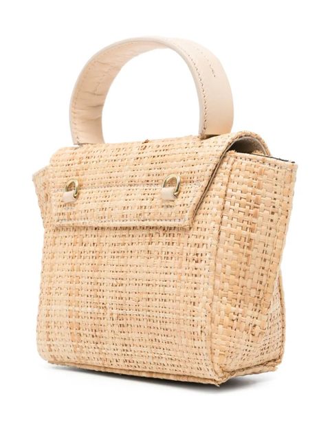 ATP Atelier Montalcino raffia tote bag - BEIGE