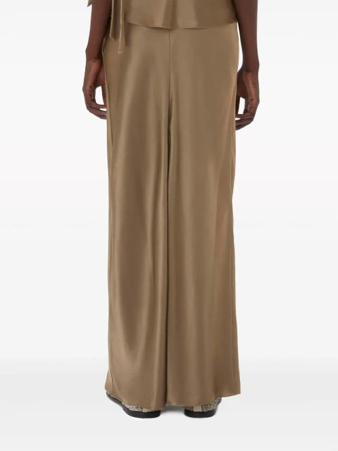 JW Anderson cowl-effect silk maxi skirt - Green