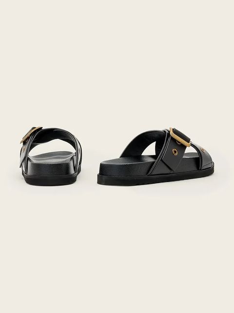 AllSaints klapki skórzane Suki Western Sandal - zdjęcie produktu nr 2