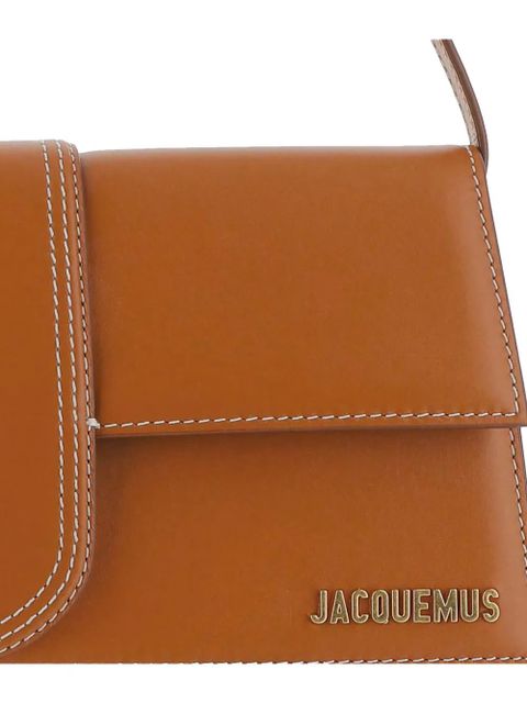 Jacquemus The Long Bambino leather flap-closure shoulder bag - Brown