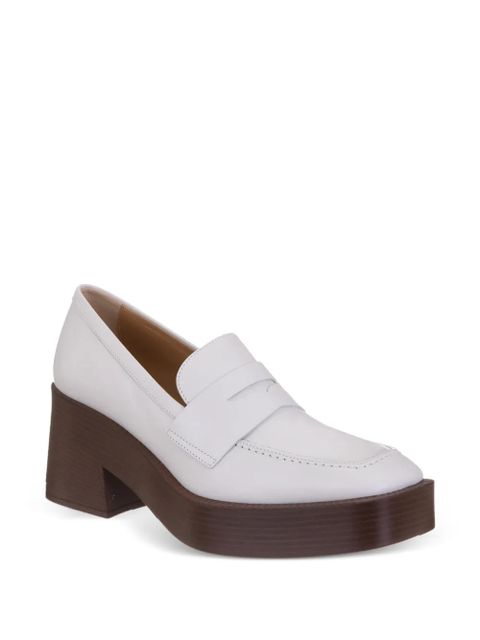 Tod's 75mm leather loafers - White