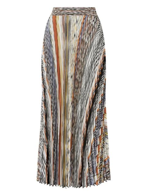 Missoni pleated knit midi skirt - Neutrals - zdjęcie produktu nr 1