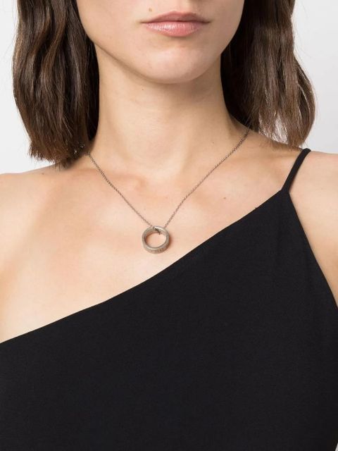 Maison Margiela Numerical ring pendant necklace - Silver - zdjęcie produktu nr 2