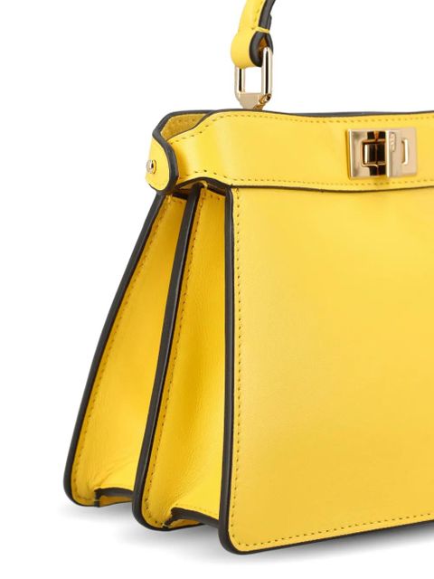 FENDI small Peekaboo ISeeU tote bag - Yellow