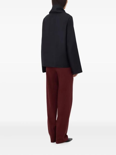 LouLou de Saison drawstring-neck long-sleeved blouse - Black