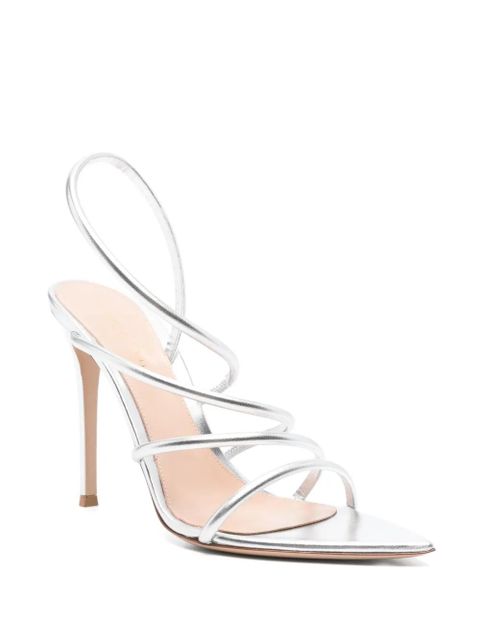 Gianvito Rossi 105mm Ettie sandals - Silver - zdjęcie produktu nr 2