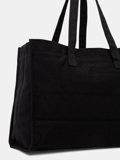 Karl Lagerfeld torebka bawełniana K/ESSENTIAL kolor czarny B1M46078