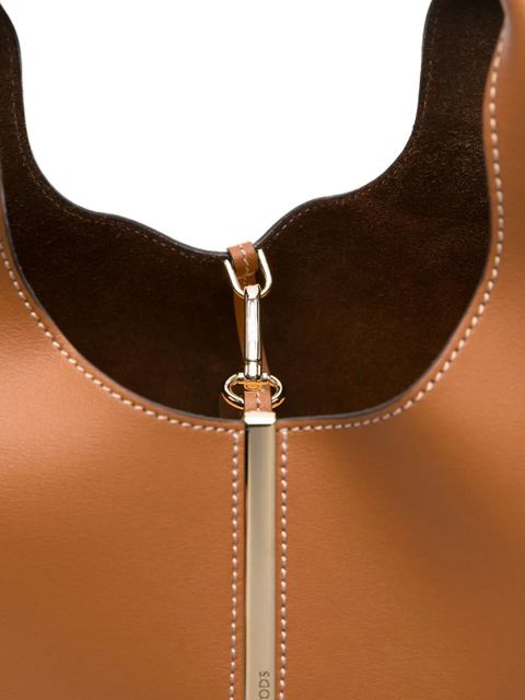 Tod's leather tote bag - Brown - zdjęcie produktu nr 2