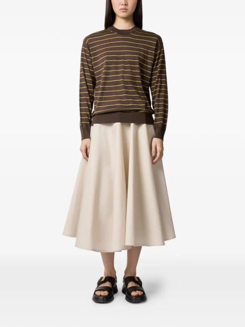 Tod's long-sleeve striped sweater - Brown - zdjęcie produktu nr 2