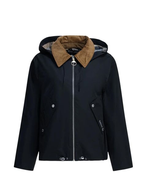 Barbour Weaver corduroy-collar hooded coat - Blue - zdjęcie produktu nr 1