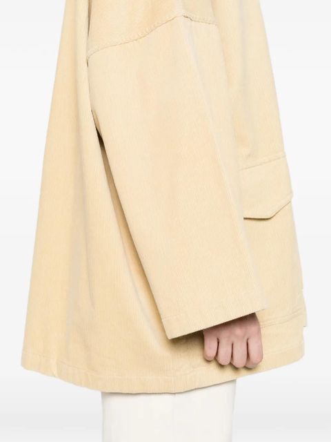 TOTEME flap-pocket coat - Neutrals