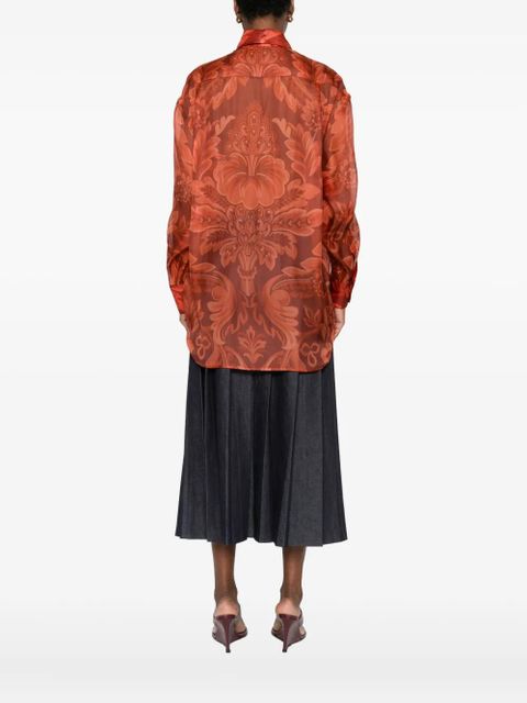 ETRO floral-print shirt - Red
