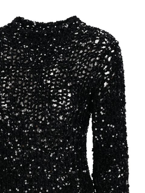 Jil Sander sequin-embellishment sweater - Black - zdjęcie produktu nr 2