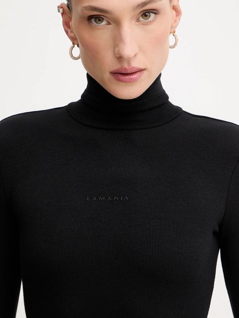 La Mania sukienka YOKO kolor czarny mini dopasowana YOKO