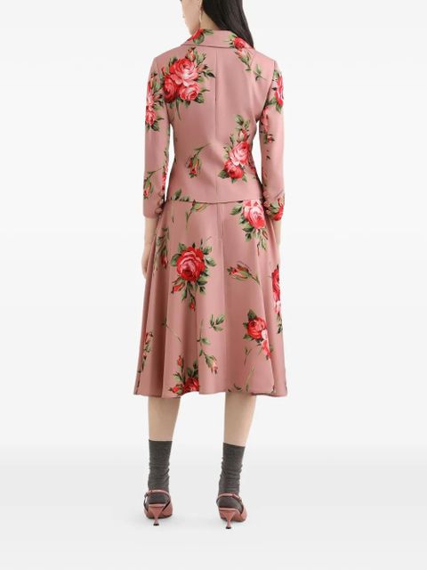Dolce & Gabbana floral button jacket - Pink