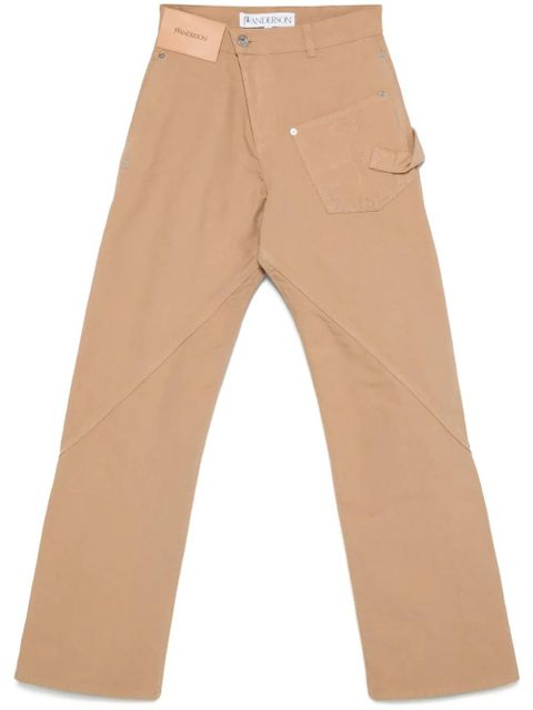 JW Anderson Twisted Workwear trousers - Neutrals - zdjęcie produktu nr 1