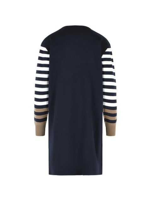 Max Mara stripeds-sleeves pocket wool sweater dress - Blue - zdjęcie produktu nr 2