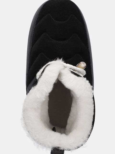 Moon Boot śniegowce zamszowe MB EVX IGLOO kolor czarny 80D1470070 NL02