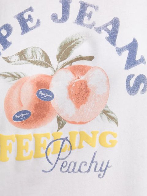 Pepe Jeans t-shirt bawełniany VENUSA damski kolor biały PL506056