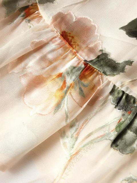 ZIMMERMANN Carousel floral-print maxi skirt - Neutrals - zdjęcie produktu nr 2