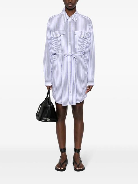 MARANT ÉTOILE Liliane striped shirt dress - Blue - zdjęcie produktu nr 2