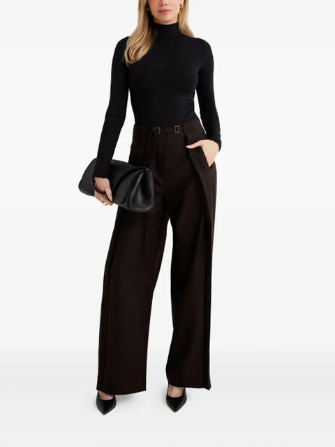 Aya Muse belted trousers - Brown - zdjęcie produktu nr 2