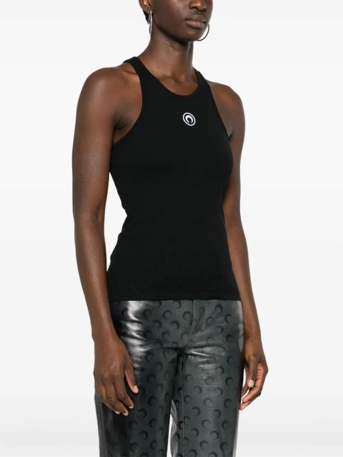 Marine Serre Moon tank top - Black
