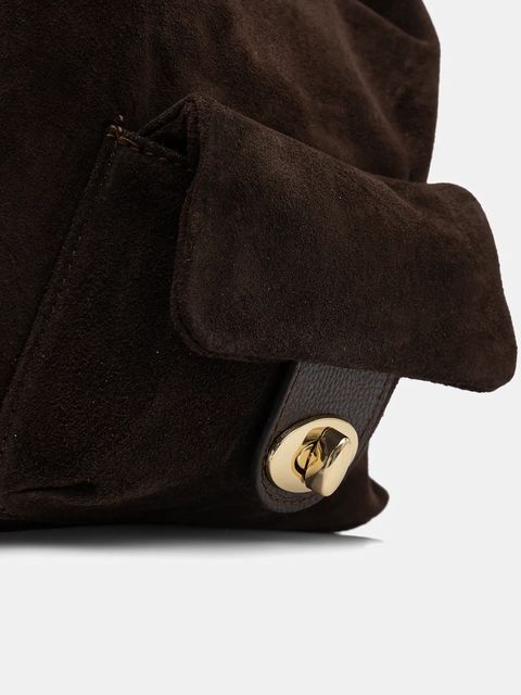 Answear.LAB torebka zamszowa