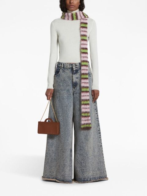 Marni Tropicalia leather wallet-on-chain - Brown - zdjęcie produktu nr 2