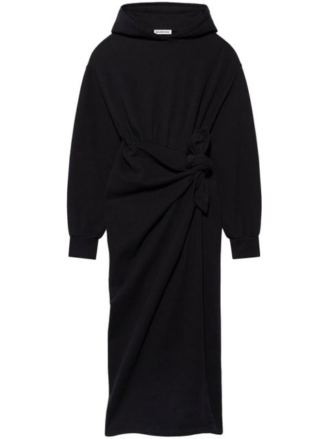 Balenciaga Easywrap hooded dress - Black