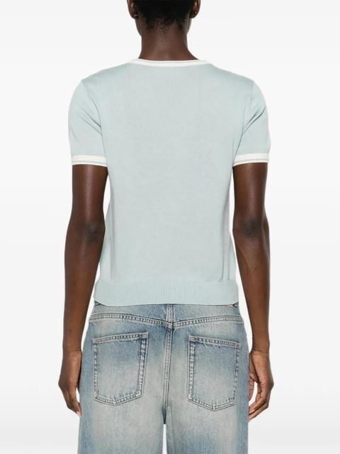 Lauren Ralph Lauren logo-motif short-sleeve T-shirt - Blue