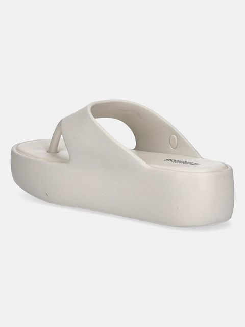 Melissa japonki MELISSA FREE PLATFORM THONG AD damskie kolor beżowy na platformie M 36088 BE887