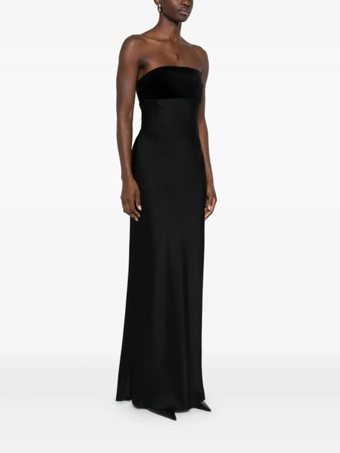 Max Mara strapless dress - Black