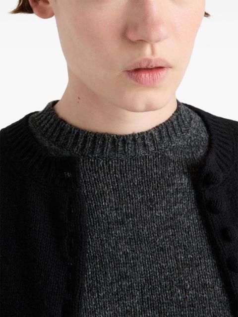 Prada cashmere cardigan - Black