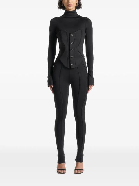 Manière De Voir corset contour jumpsuit - Black - zdjęcie produktu nr 1