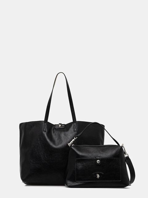 U.S. Polo Assn. torebka dwustronna Axtell Reversible kolor czarny BIU4A8905WVP - zdjęcie produktu nr 1