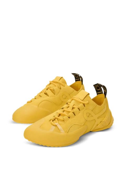 LOEWE Grip lace-up logo sneakers - Yellow - zdjęcie produktu nr 2
