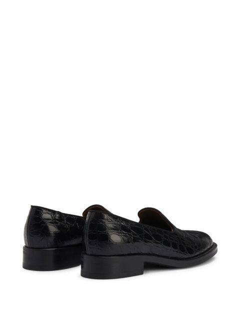 Giuseppe Zanotti Dories leather loafers - Black - zdjęcie produktu nr 2