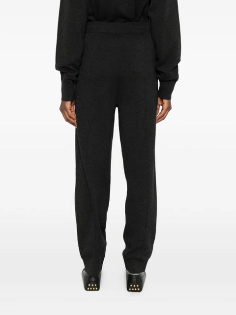 TOTEME pintucked track pants - Grey