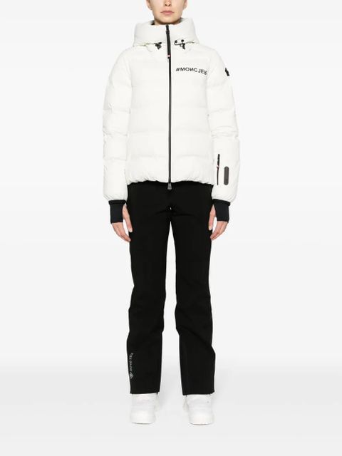 Moncler Grenoble Suisses logo-print puffer jacket - White - zdjęcie produktu nr 2