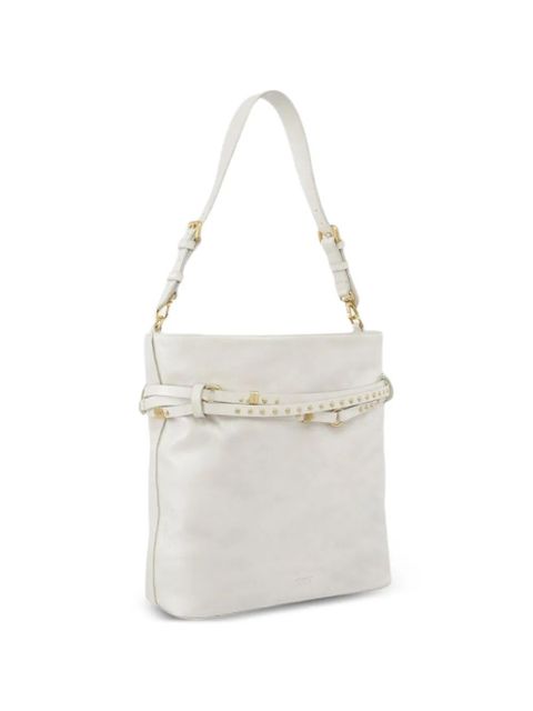PINKO studded leather shoulder bag - White - zdjęcie produktu nr 2