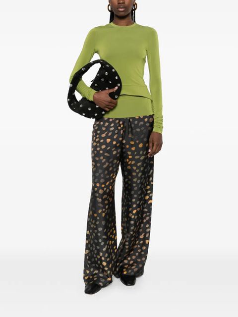 Nanushka round-neck long-sleeve top - Green - zdjęcie produktu nr 2