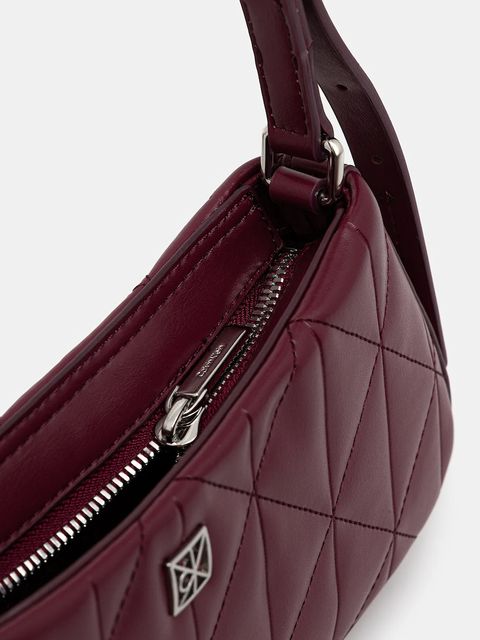 Calvin Klein torebka kolor bordowy LV04F3327G