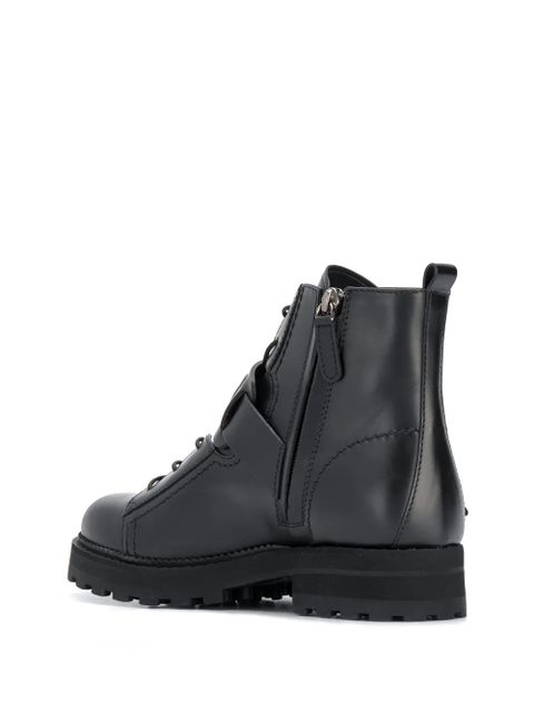 Tod's buckled strap boots - Black - zdjęcie produktu nr 2