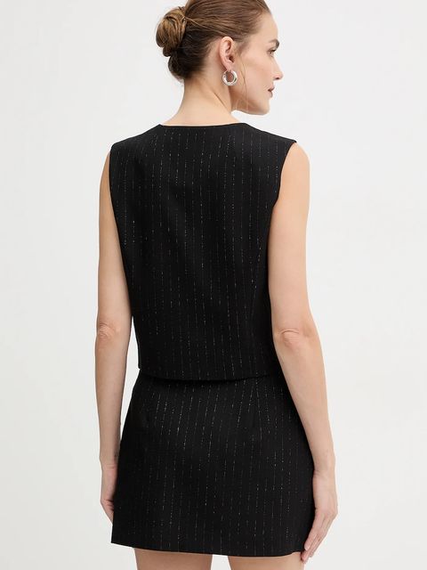 Guess kamizelka ZANITA kolor czarny jednorzędowa W5BH52 W2422