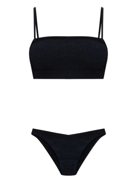 Hunza G Gigi crinkle underband bikini - Black - zdjęcie produktu nr 1