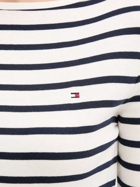 Tommy Hilfiger longsleeve bawełniany kolor granatowy WW0WW40589