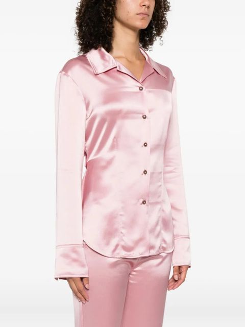 Nanushka Nathalie fitted shirt - Pink
